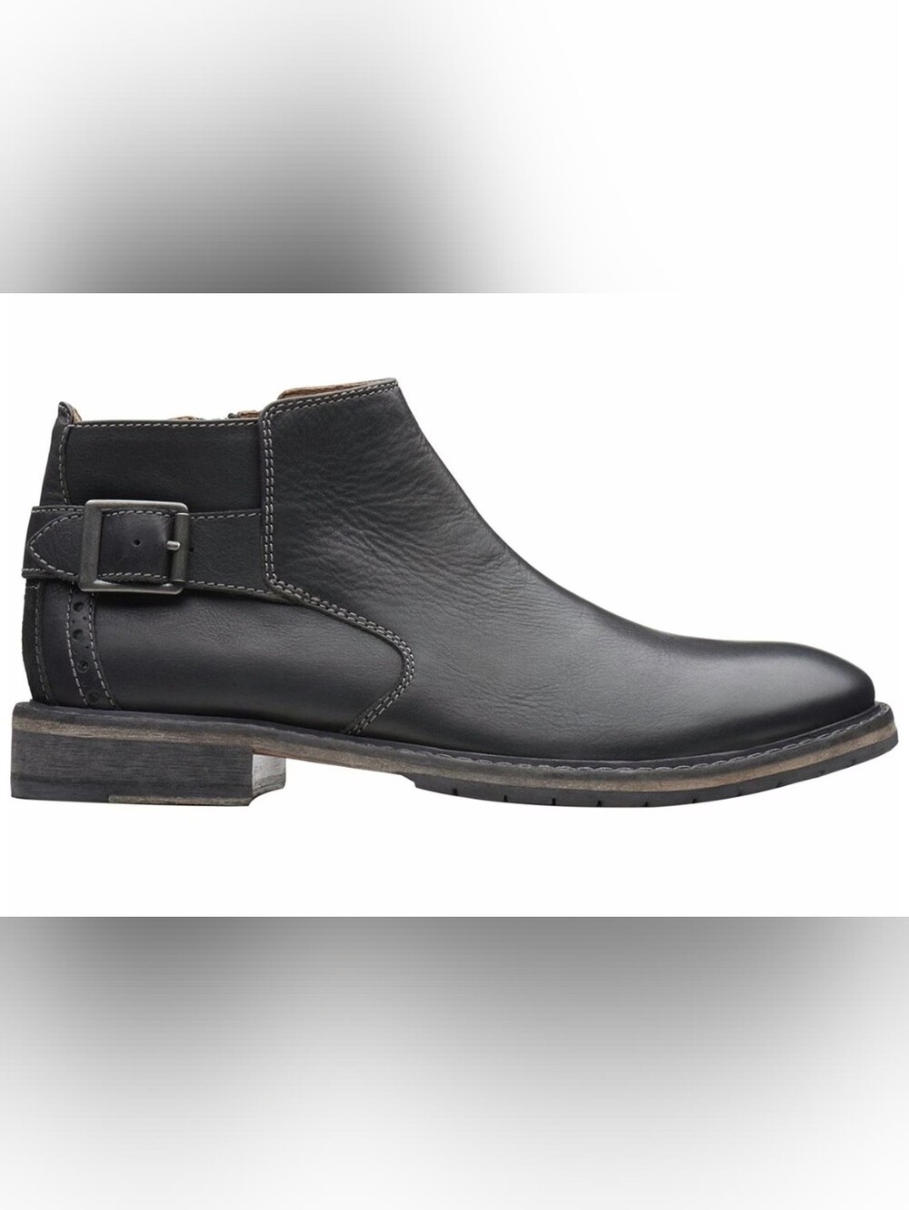 Clarks, Clarksdale Remi Buckled Ankle Boots Sz 12M
